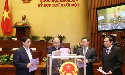 Ngày 7/4, Quốc hội phê chuẩn việc miễn nhiệm một số Phó Thủ tướng, Bộ trưởng