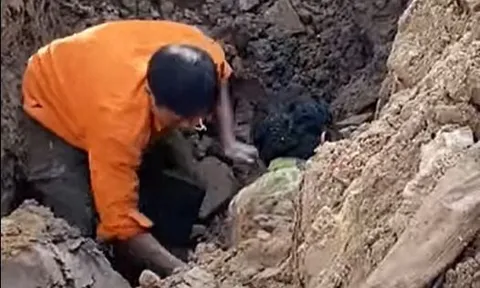 Sự thật về thông tin đào được người đàn ông dưới lòng đất ở Hà Nội