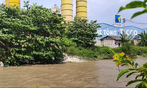 Tiền Giang: Cần làm rõ việc công ty bê tông Ticco xả thải ra sông Mê Kông