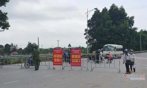 Bắc Giang: Huyện Tân Yên giãn cách xã hội từ 6h ngày 29/5