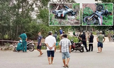 Bình Dương: Phát hiện 2 thi thể cạnh 2 xe máy trong bụi cỏ ven đường