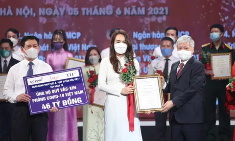 BAC A BANK ủng hộ 46 tỷ đồng vào Quỹ vắc-xin phòng chống Covid-19