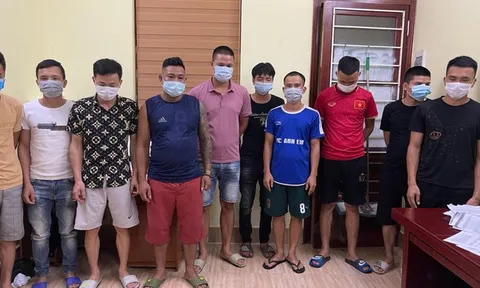 Phát hiện 10 đối tượng tụ tập đánh bạc giữa mùa dịch ở Bắc Giang