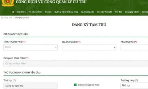 Từ 1/7, cách đăng ký thường trú, tạm trú qua mạng Internet ai cũng nên biết