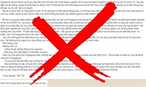 Bộ Y tế bác thông tin COVID-19 là vi khuẩn nhiễm phóng xạ, gây đông máu