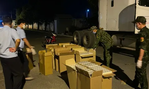 Tây Ninh: Bắt giữ tài xế xe container chở 10.000 bao thuốc lá nhập lậu