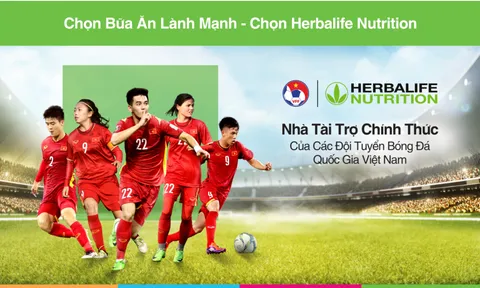 Herbalife sát cánh cùng đội tuyển Bóng đá Việt Nam chinh phục đỉnh cao mới