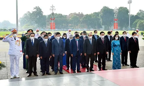 Lãnh đạo Đảng, Nhà nước viếng Chủ tịch Hồ Chí Minh, tưởng nhớ các anh hùng liệt sĩ