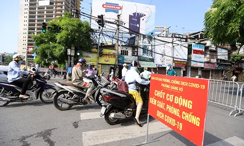 Các 'vùng đỏ' tại Hà Nội tiếp tục giãn cách xã hội đến 21/9
