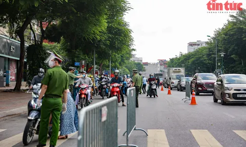 Vị trí cụ thể các chốt kiểm soát ra vào ‘vùng đỏ’ ở Hà Nội