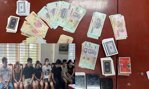 Hà Nội: Bắt quả tang 13 đối tượng tụ tập đánh bạc trong thời gian giãn cách