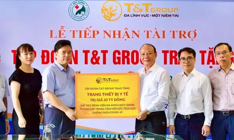T&T Group tài trợ 20 tỷ đồng giúp Bệnh viện Đức Giang lập trung tâm ICU chống dịch COVID-19