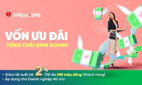 VPBank giảm lãi suất, tăng ưu đãi cho doanh nghiệp có phụ nữ làm chủ