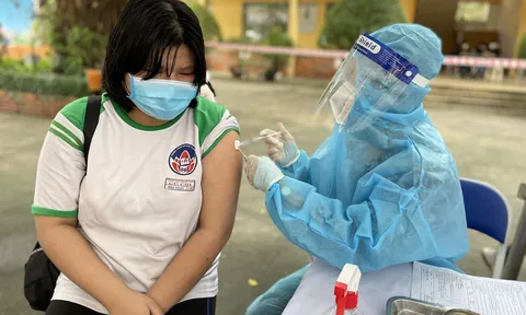 TP Hồ Chí Minh bắt đầu tiêm vaccine phòng COVID-19 cho trẻ em