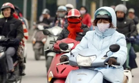 Không khí lạnh tràn về, Bắc Bộ và Bắc Trung Bộ trời chuyển rét