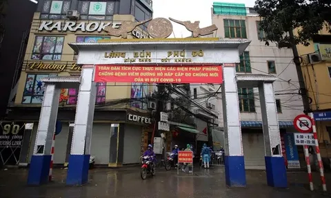 Hà Nội vẫn ở cấp độ 2, phường Phú Đô chuyển sang màu đỏ