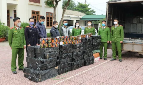 Phá đường dây buôn bán trái phép 2,4 tấn pháo nổ từ Quảng Trị về Nghệ An