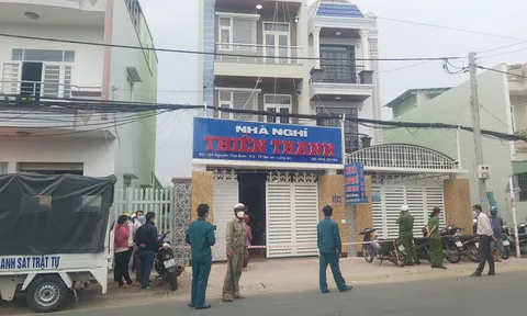 Long An: Chồng sát hại vợ rồi treo cổ tự tử trong nhà nghỉ