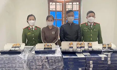 Thu giữ hàng nghìn bao thuốc lá lậu dưới vỏ bọc 'hàng hóa phòng chống dịch COVID-19'