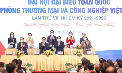Thủ tướng Phạm Minh Chính dự Đại hội toàn quốc Phòng Thương mại và Công nghiệp Việt Nam