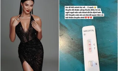 Á hậu Kim Duyên mắc Covid-19