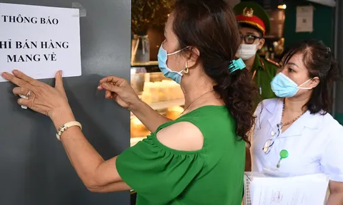 Hà Nội: Quận Cầu Giấy thành 'vùng cam', sẽ dừng bán hàng ăn uống tại chỗ