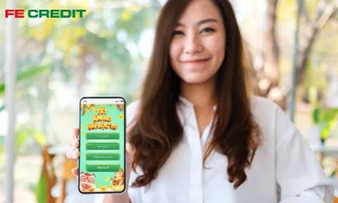 Hàng ngàn người chơi tham gia game ‘hái’ lộc Tết từ FE Credit