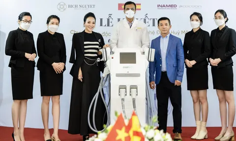 CEO Bích Nguyệt dự lễ ký kết chuyển giao công nghệ Đông hủy mỡ từ Châu Âu