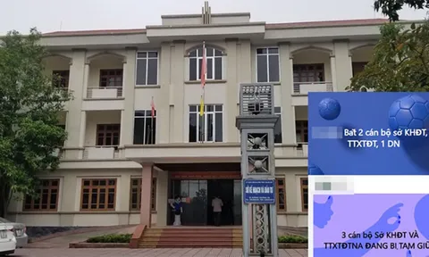 Nghệ An: Ba cán bộ bị tạm giữ để điều tra nghi liên quan 'chạy' dự án