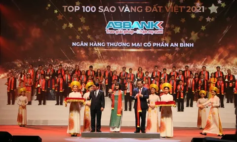 ABBANK nhận giải thưởng Sao Vàng đất Việt