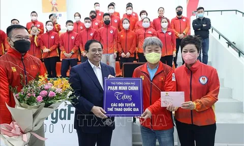 Thủ tướng: Chăm lo để VĐV, HLV có tinh thần và thể chất tốt nhất tham gia SEA Games 31
