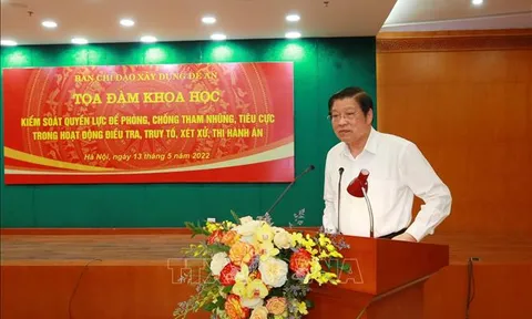 Kiểm soát quyền lực để phòng, chống tham nhũng, tiêu cực trong hoạt động điều tra, truy tố, xét xử