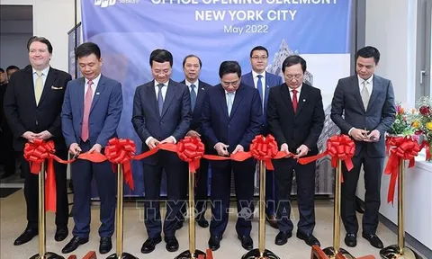 Thủ tướng Phạm Minh Chính dự Lễ khai trương Văn phòng FPT tại New York, Hoa Kỳ