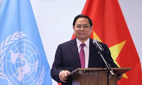 Thủ tướng làm việc với Phái đoàn đại diện thường trực Việt Nam tại LHQ