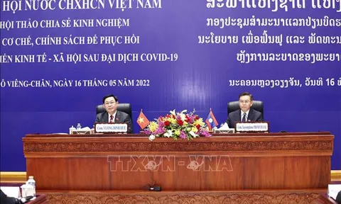 Việt Nam - Lào chia sẻ kinh nghiệm về phát triển kinh tế-xã hội sau đại dịch COVID-19