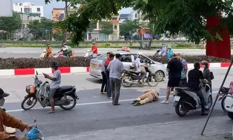 Ninh Bình: 2 thanh niên vượt đèn đỏ tông trọng thương CSGT