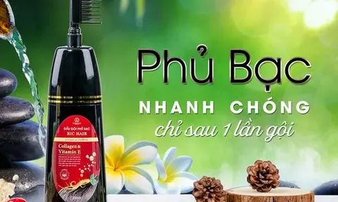 Dầu gội phủ bạc RIC HAIR giải pháp đột phá giúp phủ bạc cho mái tóc