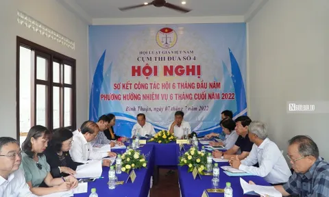 Hội Luật gia Cụm thi đua số 4 tổ chức hội nghị Sơ kết 6 tháng đầu năm