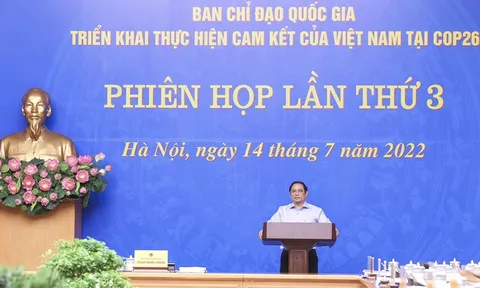 Thủ tướng chủ trì phiên họp lần thứ 3 của Ban Chỉ đạo triển khai các cam kết tại COP26