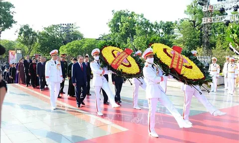 Lãnh đạo Đảng, Nhà nước tưởng niệm các Anh hùng liệt sỹ