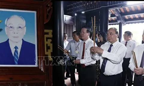 Lãnh đạo Đảng, Nhà nước dâng hương tưởng nhớ Chủ tịch Hội đồng Nhà nước Võ Chí Công