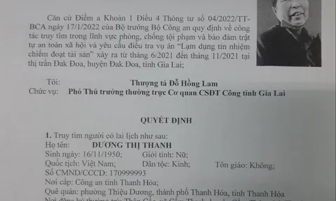 Truy tìm người phụ nữ 72 tuổi ở Gia Lai vay 19 tỷ đồng rồi bỏ trốn