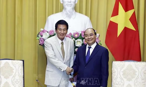 Chủ tịch nước Nguyễn Xuân Phúc tiếp Cựu Đại sứ đặc biệt Việt Nam – Nhật Bản