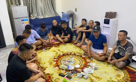 Hưng Yên: Triệt phá sới bạc thuê nhóm có tiền án, tiền sự cảnh giới