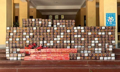 Bắt giữ 'nữ quái' tàng trữ gần 900kg pháo nổ tại Nghệ An
