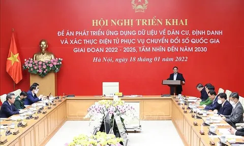 Phát triển ứng dụng dữ liệu về dân cư, định danh và xác thực điện tử phục vụ chuyển đổi số quốc gia