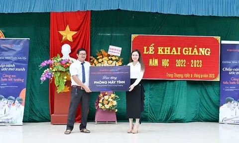 KienlongBank hỗ trợ vùng sâu, vùng xa các hoạt động giáo dục và tác vụ ngân hàng, dịch vụ công
