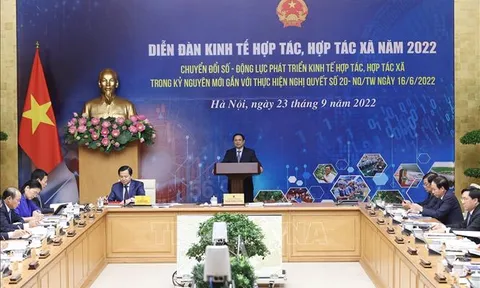 Thủ tướng Phạm Minh Chính chủ trì Diễn đàn về chuyển đổi số trong khu vực kinh tế hợp tác