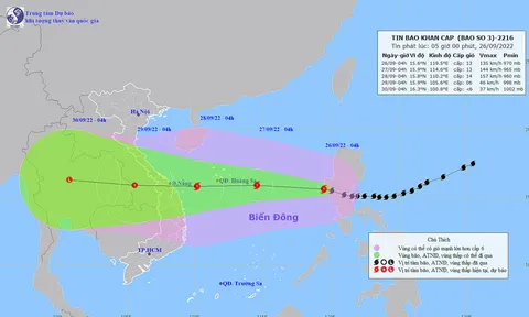 Bão Noru đã đi vào biển Đông, cách quần đảo Hoàng Sa 810km