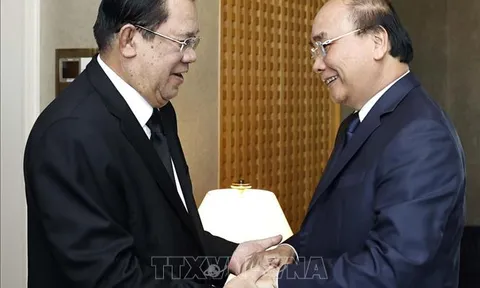 Chủ tịch nước Nguyễn Xuân Phúc gặp mặt lãnh đạo cấp cao nhiều nước tại Nhật Bản